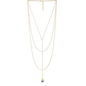 8 Other Reasons Lariat Necklace with Amethyst
